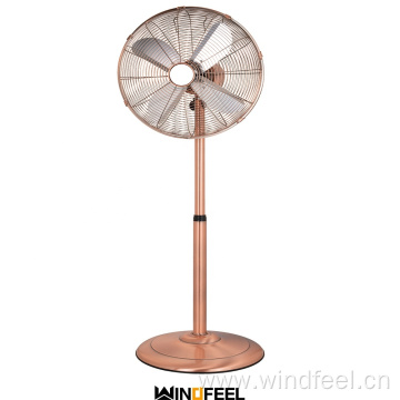 Floor Standing Metal Electric Stand Fan With Copper